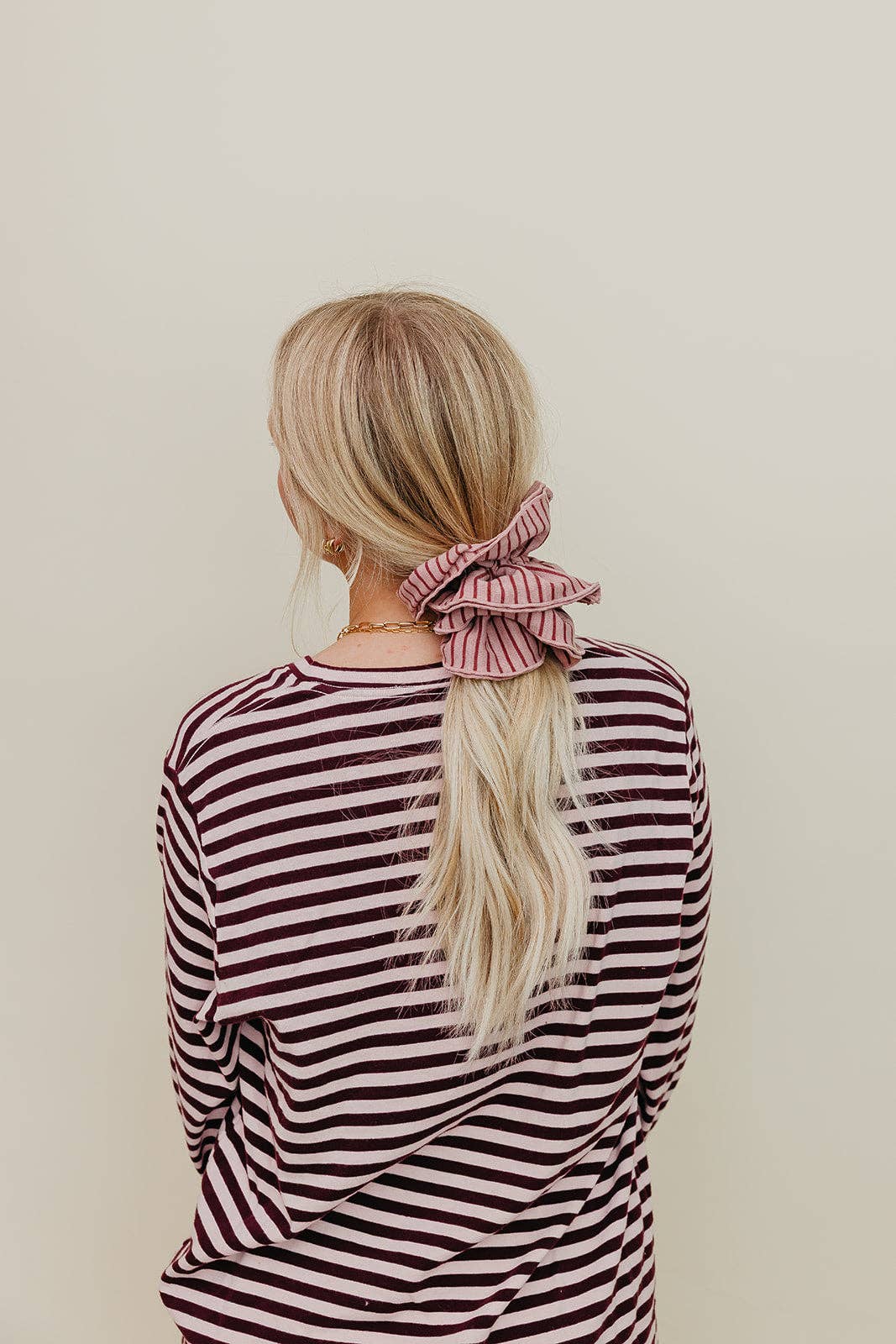 STRIPED CORSET SCRUNCHIE