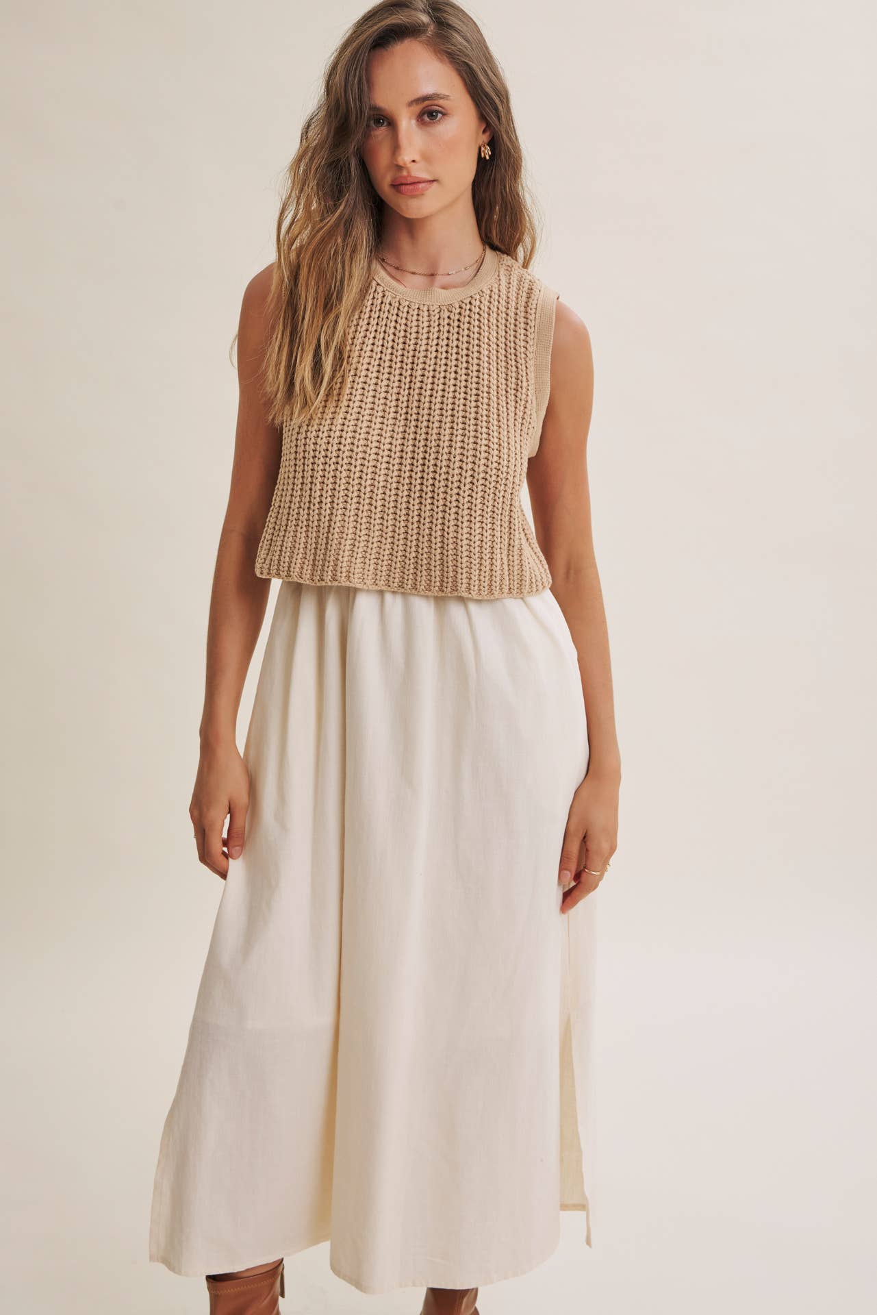 Chunky Sweater Midi Dress