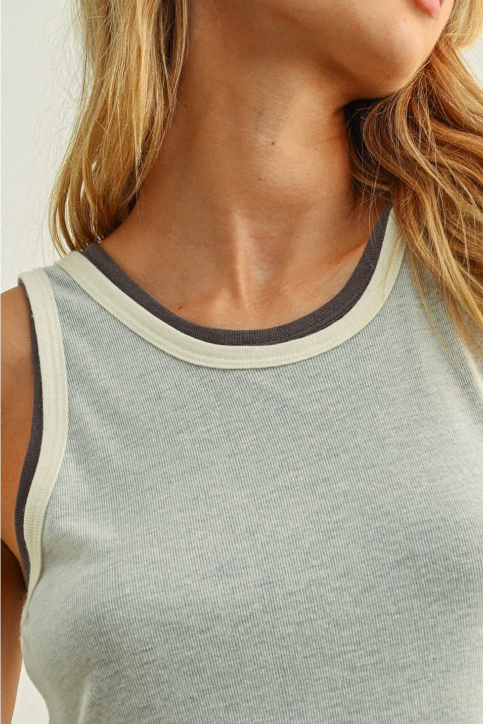 Essential Double Layered Sleeveless Racerback Top