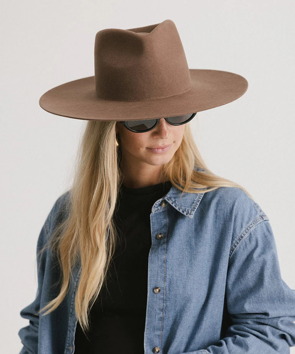 Wesley Wide Brim Fedora by Gigi Pip