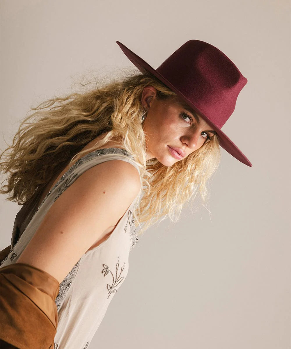 Wesley Wide Brim Fedora by Gigi Pip