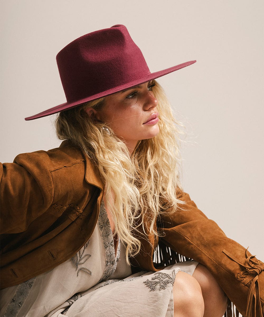 Wesley Wide Brim Fedora by Gigi Pip
