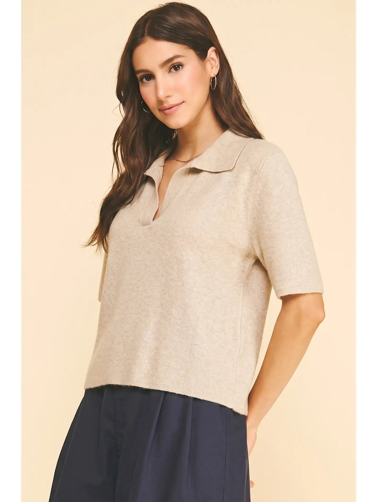 Hayden Polo Sweater