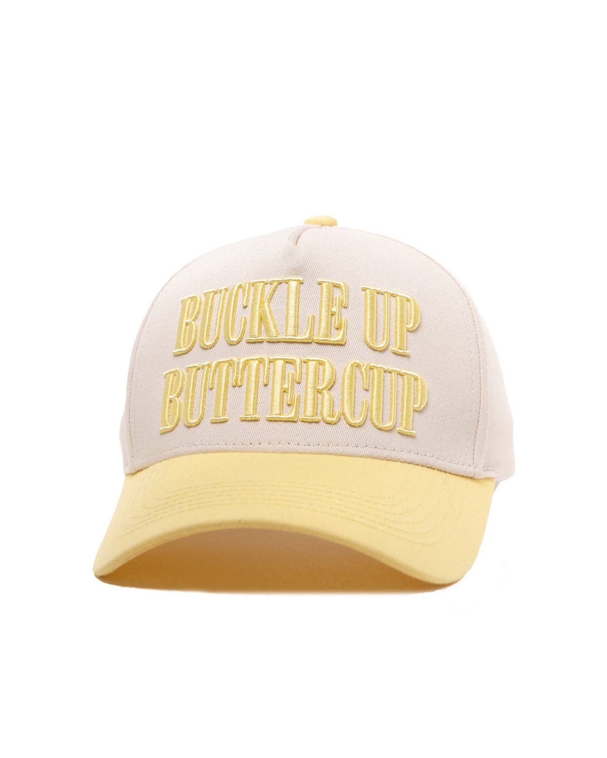 Yellow Buckle Up Buttercup Hat