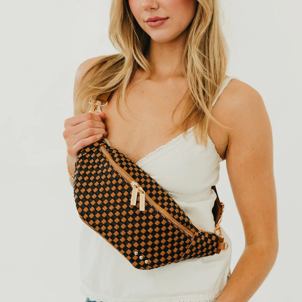 Woven Susie Sidekick Bum Bag by Pretty Simple